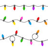 string of colourful fairy lights