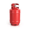 red metal gas canister