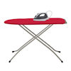 ironing board with red cover