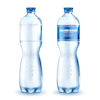 two clear plastic water bottles