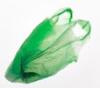empty used green plastic bag