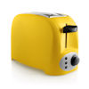 two slice bright yellow toaster