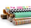 rolls of colourful wrapping paper